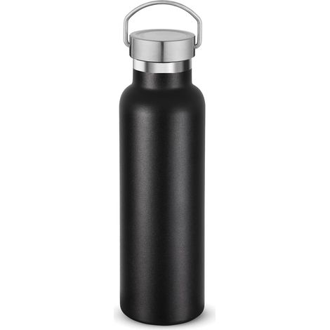 600ml Bouteilles D'eau en Acier Inoxydable Avec Poignée, Bouteille Isotherme à Double Paroi Avec Couvercle Anti-Fuite (1/5)