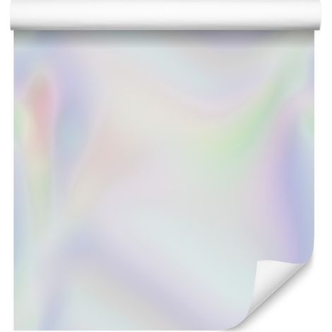 Tapetenhintergrund mit einem Farbverlauf von Hellgrau, Weiß und Blau, 50 x 1000 cm (1/5)
