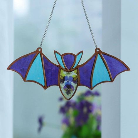 Chauve-souris - Décoration Acrylique Pour Fenêtre - Accroche-soleil Halloween - 20 x 9 cm - 1 Pièce (1/5)