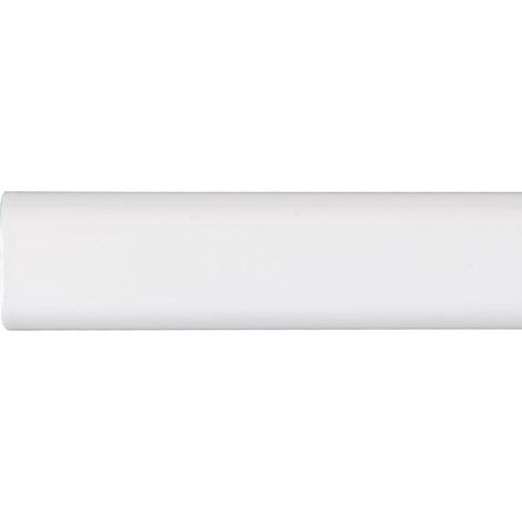 Asta per guardaroba Stor Planet Cintacor Bianco Ovalada 100 cm 15 x 25 mm (1/3)