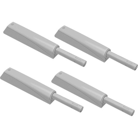 4Pièces Rebondeur de Porte Armoire Invisible à Pousser Adaptateur de Fermeture pour Installation Facile Design Compact Grise (1/5)