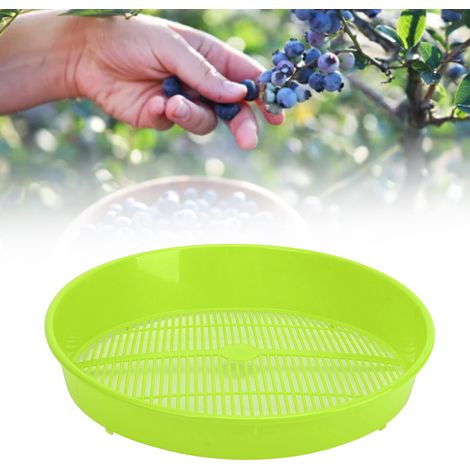 Nettoyeur à Bleuets et Fraises, Plateau de Lavage en Plastique pour Fruits Rouges, Outil de Jardin Pratique-KZQ (1/5)