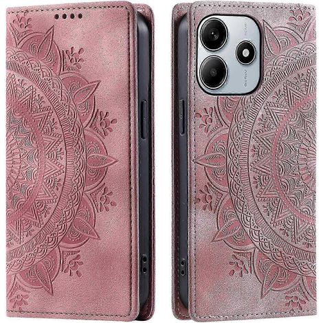 Étui en cuir pour téléphone Redmi Note 14 4G (compatible) avec motif imprimé (1/4)