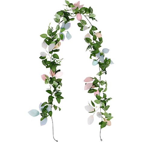 Guirlande Œufs De Pâques - Guirlande Feuillage Artificiel - Décoration Printemps Intérieur Extérieur - 2 m - 1 Pièce (1/5)