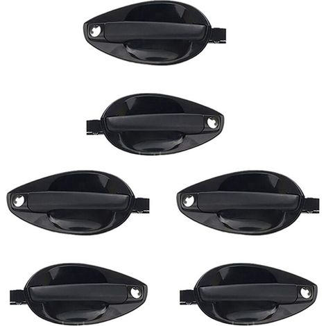 Türgriff-Set für Außentür (links/rechts) für Toyota Tiburon (2003–2008), 6-teilig, Teilenummer 82660-2C000