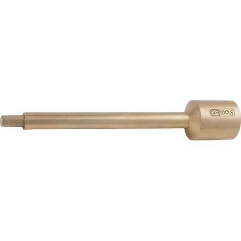 KS Tools BRONZEplus Bit-Stecknuss Innensechskant 1/2 lang 5x180 mm