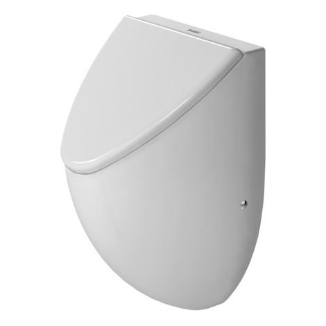Duravit Design Classics Urinal 285x305x500mm Weiß Hochglanz geschlossen, Absauger, für Deckel, Zulauf hinten, waagerecht