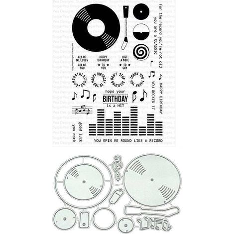 Transparente Stanzformen aus Metall für DIY-Prägungen, Scrapbooking und Kartenherstellung (1/5)