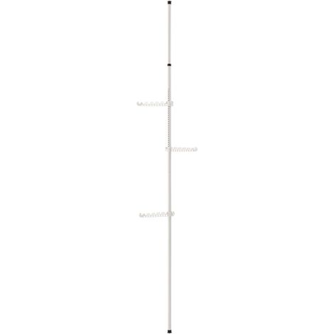 Appendiabiti telescopico regolabile in altezza 110 - 305 cm bianco 030003506