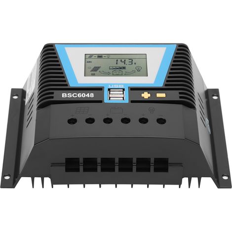 Contrôleur solaire multifonctionnel pour diverses Batteries BSC6048 60A 12v 24v 36v 48V