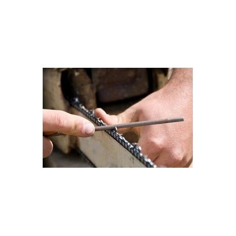 Stihl – Kit de 3 limes rondes affûtage chaîne tronçonneuse 5.2 mm – Acier trempé – Pour pas de 3/8" – Longueur 200 mm