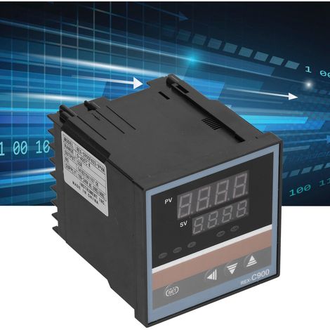 BERM/Belme REX-C900FK02-VAN Hochpräziser intelligenter Temperaturregler mit Digitalanzeige, elektronischem Temperaturmessgerät 100V-240V (1/5)