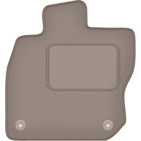 Tapis conducteur en velours pour : Volkswagen Golf VIII eTSI alltrack, hayon, break, variante (2020-) beige
