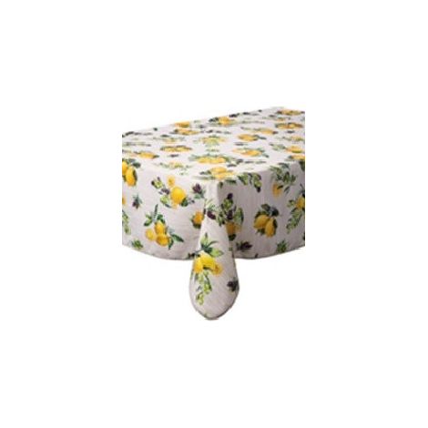 1 Pezzo Tovaglia Tavolo Antimacchia Decoro Limoni 120 x 160 cm 4 Decori