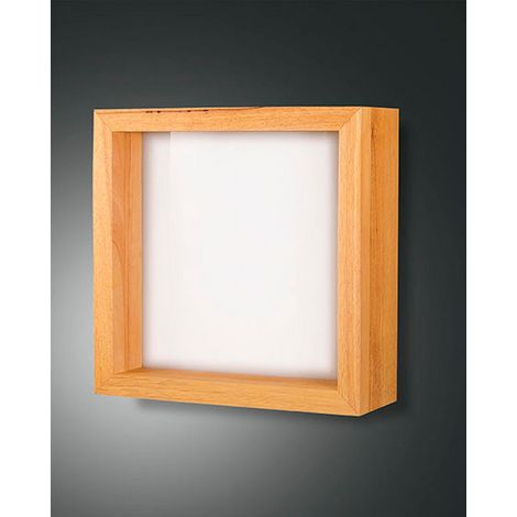 Applique Murale En Métal Et Bois De Chêne, Led 29 W 3000 K 2880 Lm - Design Moderne Et Élégant Pour Des Intérieurs Raffinés Et Accueillants