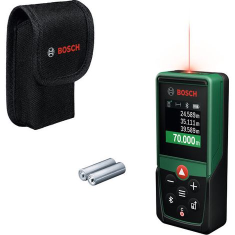 Misuratore di distanza laser digitale Bosch PLM 70-23 C, raggio d'azione fino a 50 m (luce rossa), in custodia (1/3)