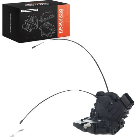 Serratura per portiera posteriore, funzionamento elettrico, compatibile con Mazda 3 (2003-2009), sistema di chiusura centralizzata, 6 contatti di connessione, installazione posteriore destra. (1/5)