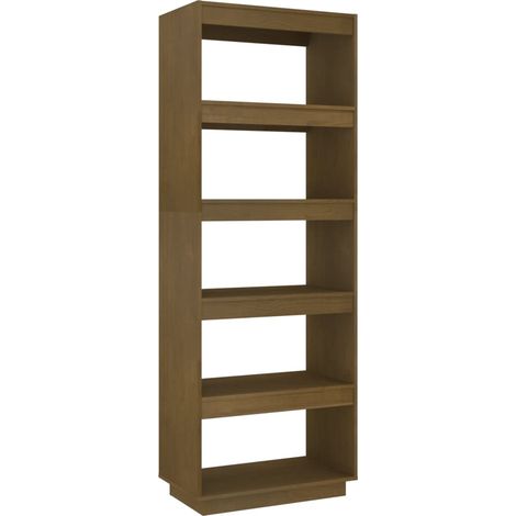 Maison Exclusive - Bücherregal/Raumteiler Honigbraun 60x35x167 Ma