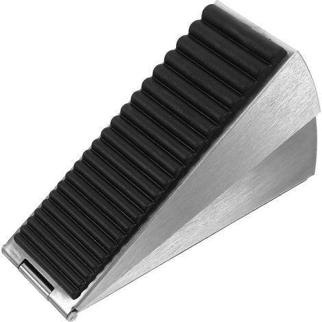 Türstopper aus Gummi, Keilform, robuster Türstopper für Holzböden-12.80X7.50X4.50CM (1/5)