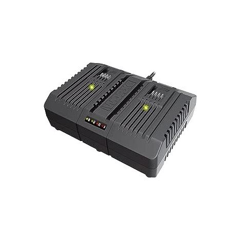 Caricatore Worx WA3883 20V doppio rapido da 2Ah + 2Ah -100W (1/2)