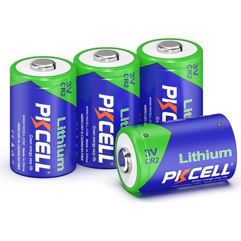 CR2 Piles au Lithium 3V (CR15H270) 850 mAh pour Capteur, Lot de 4 pour Appareil Photo, Télémètre, Lampe de Poche - Longue Durée (1/5)