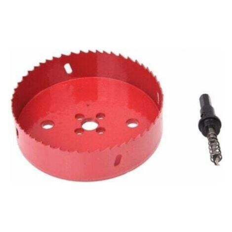 Scie cloche 125 mm – Couronne de forage pour plaque en liège, plastique et plâtre – Pour matériaux de construction secs, bois, métal (1/4)