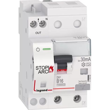 Legrand Sicherungsautomaten weiß kompakt 30 mA 230 V (1/2)
