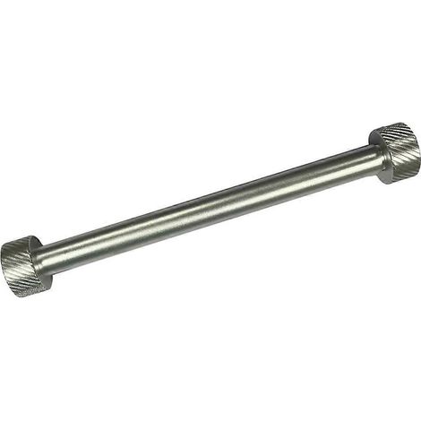 Tige de protection pour câble spiralé, tige de fixation pour câble de clavier spiralé argentée (1/5)
