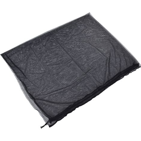 Housse de protection pour plantes de jardin 1,5 x 1 m (4,9 x 3,3 pi) avec cordon de serrage, réutilisable, filet de protection écologique pour arbres fruitiers, noir (1/5)