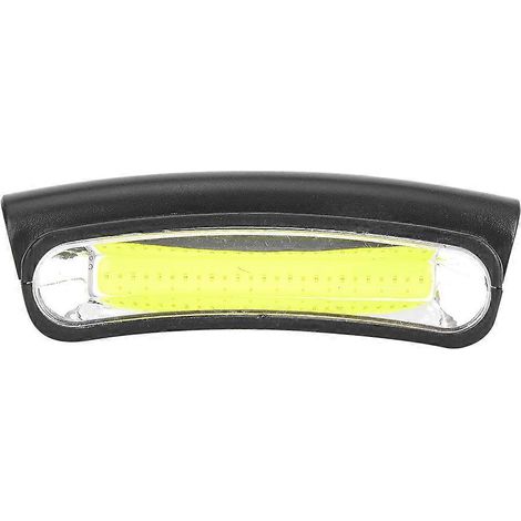 Lampe frontale LED COB portable en plastique 2024 avec clip pour chapeau, mini lampe torche d'extérieur (1/3)
