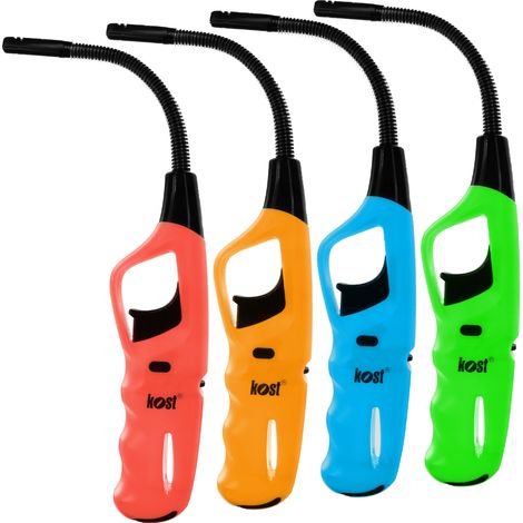 Briquet à gaz Kost Flexi, long, flexible et pliable, modèle MIX, 1 pièce (1/5)