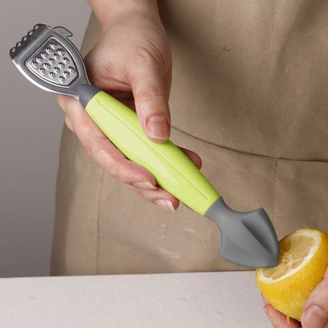 1 Zesteur et presse-citron multifonction avec décapsuleur intégré