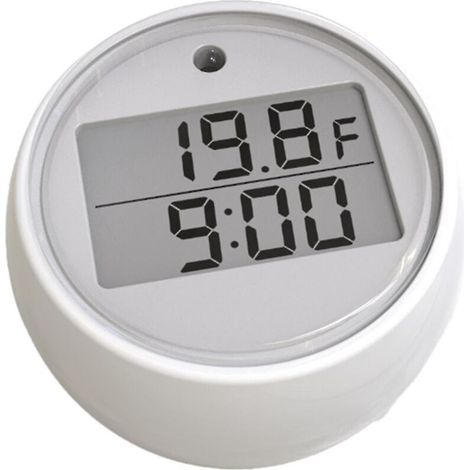 Mini-Eis-Badezimmerthermometer mit automatischem Timer, wasserdichtes elektronisches Thermometer für Schwimmbäder und Alarmfunktion. - Crezuo