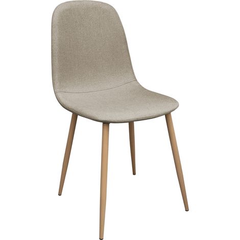 Sedia da pranzo in stile nordico, imbottita, 87x52x44 cm 7house