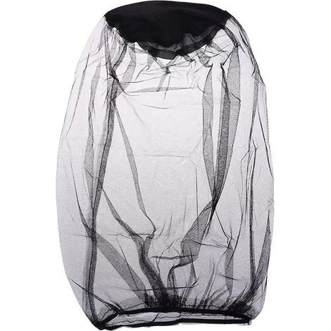 pour chapeau Filet Anti-Moustiques Maille Ultra-Fine 48x38 cm Léger pour Chapeaux de Pêche Randonnée Camping Jardinage Lot de 10 (1/5)