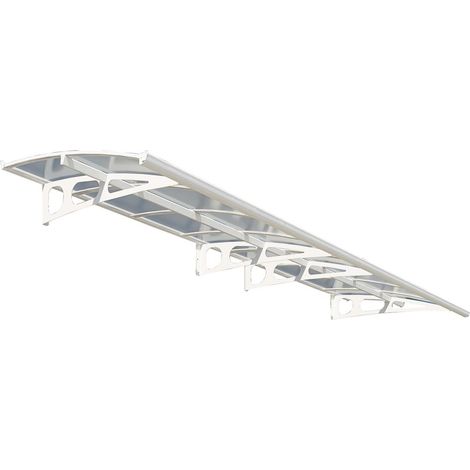Palram - Canopia Vordach Bordeaux 4460  weiß  139x447cm