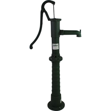 Schwengelpumpe + Pumpenständer Klassisches Design Gusseisen Handpumpe Gartenpumpe Ständer (1/5)