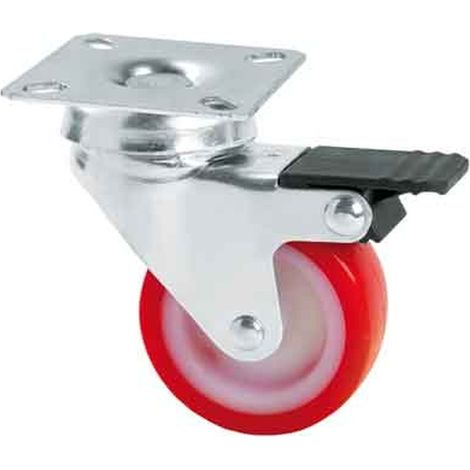 ROUE D'AMEUBLEMENT ART. 235BIS AVO AVEC FREIN 50 mm - charge 20