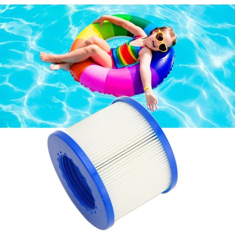 Cartouche de Filtre pour Spa Gonflable [Filtre de Piscine Portable] avec matériel plastique de 10.5x8.2cm pour tubs portables (1/5)