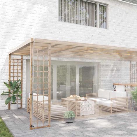 Maison Exclusive - Telone Trasparente con Occhielli 6x10 m in PVC