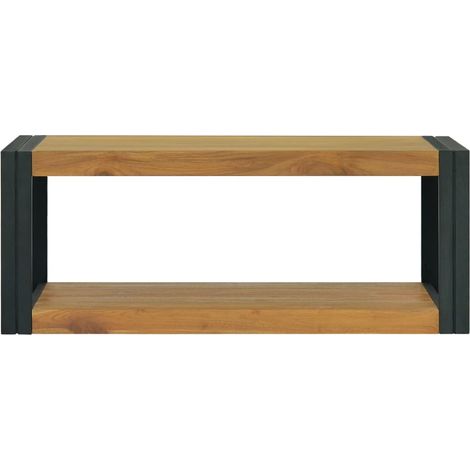 Maison Exclusive - Mobile da Bagno 90x45x35 cm in Legno Massello di Teak (1/5)