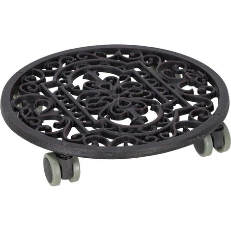 Chariot à roulettes pour plantes 30 cm - Charge 50 kg (1/4)