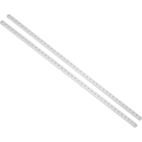 pièces de poutre plate en aluminium à 41 trous pour robots, pièces de rechange, 4 x 8 x 328 mm, 3102-0041-0328 (1/5)