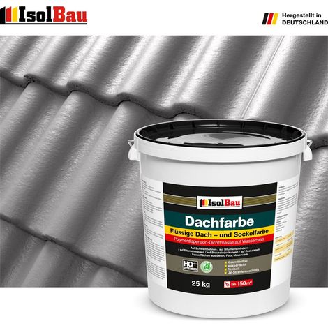 IsolBau Dachfarbe Betongrau 25 kg (1/5)