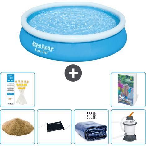 Bestway Piscina Bestway Fast Set Rotonda - 366x76 cm - 7-pezzi  S69 (1/5)
