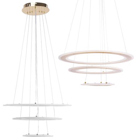 LÁMPARA COLGANTE TOOLIGHT LED G042-3CP GOLD