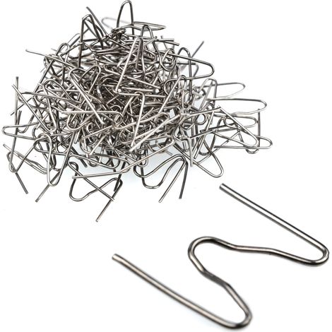 Graffe in plastica Rosfix, angolo interno 0,8 mm, 100 pz.