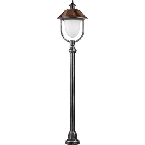 [NEUWERTIG] B-Ware LCD Wegeleuchte Gartenleuchte Peggy Kupfer schwarz silber Aluminium Kupfer (1/2)