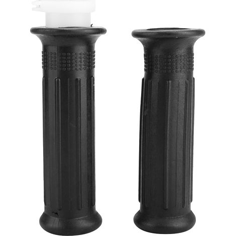 1 paio di impugnature in gomma per mano sinistra, impugnatura per interruttore acceleratore destro, adatta per Suzuki GN125 GS125 (1/5)