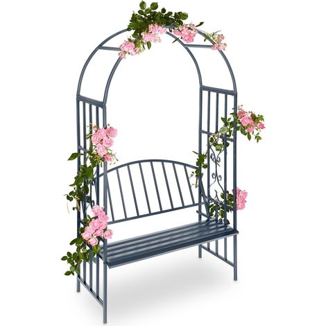 Arco de rosas con banco para 2